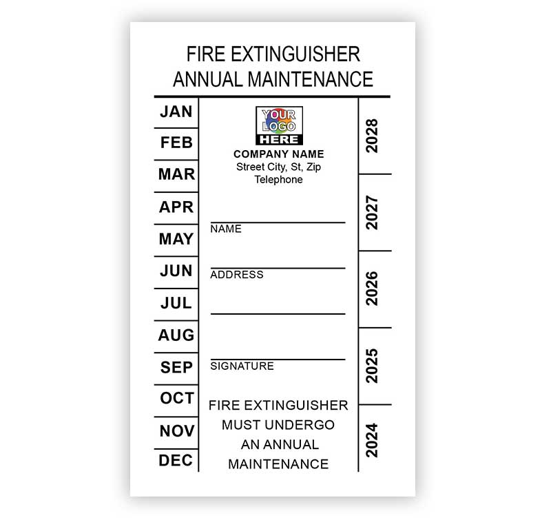 Fire Equipment Labels