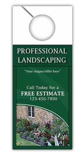 Landscaping Door Hanger