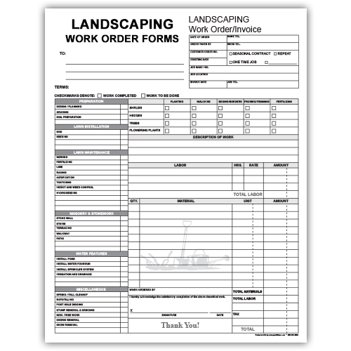 Landscaping Work Orders
