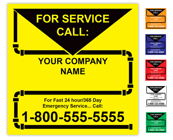 Plumbing Labels