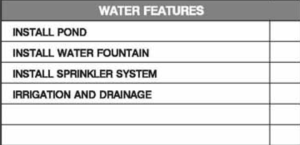 water