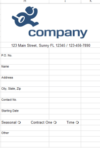 customer info box