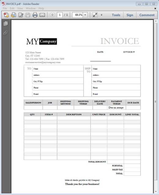 Your Finished Form Viewed As a PDF