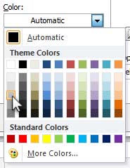 Choose a Medium Gray for the Cell Borders