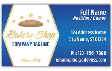 Bakery Business Card Ideas