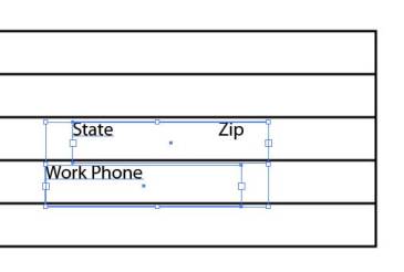 Illustrator Form Tut - Select "State" and "Work Phone" Text Boxes