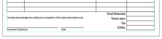 Illustrator Form Tut - Final Placement of Customer Signature Section