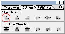 Illustrator Form Tut - Click Horizontal Align Left Button