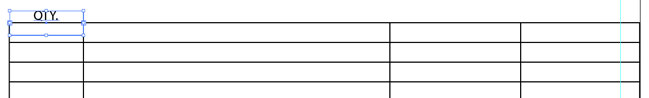 Illustrator Form Tut - Create Text Box for "Qty."