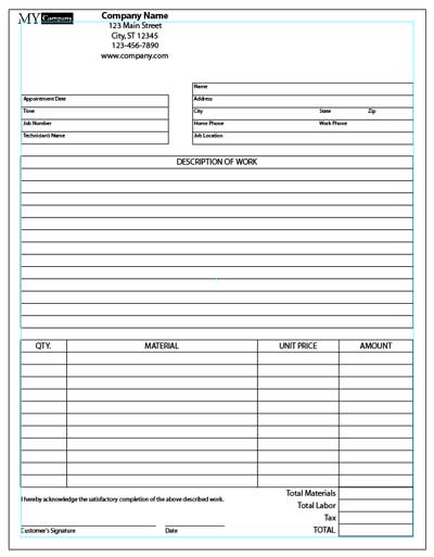 Illustrator Form Tut - Page Overview with Final Placement of Sections 3-7