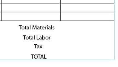 Illustrator Form Tut - Create Text Boxes for Totals