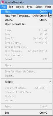 Illustrator Form Tut - New Document