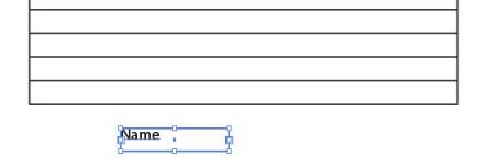 Illustrator Form Tut - Text Box for "Name"