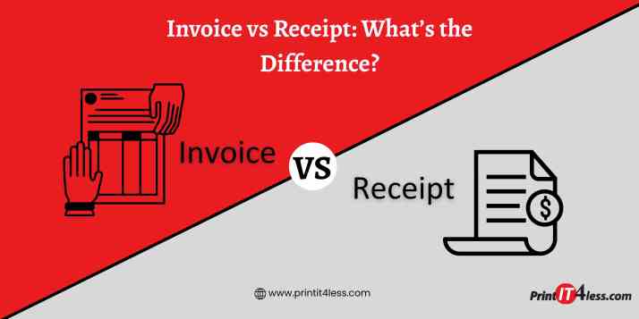 Invoice vs Receipt What’s the Difference