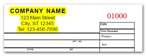 Auto Form Components - Company Info