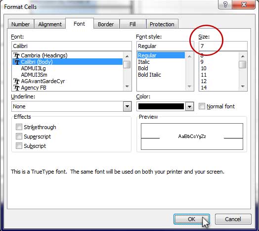 Design Invoice In Excel - Formatting Text in Customer Information