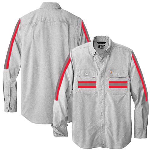 Carhartt Force Solid Long Sleeve Reflective Work Shirt