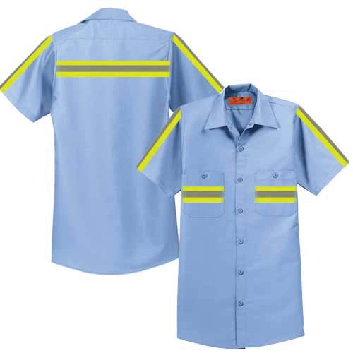 Red Kap Reflective Technician Work Shirts
