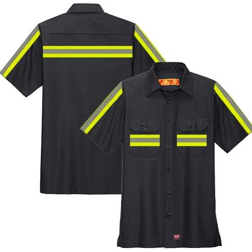 Red Kap Reflective Ripstop Work Shirt