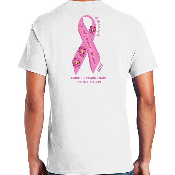 Breast Cancer Awareness Ribbon Charity Shirts – Full Color