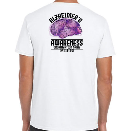Alzheimer Awareness Causes Volunteer Shirts – Full Color