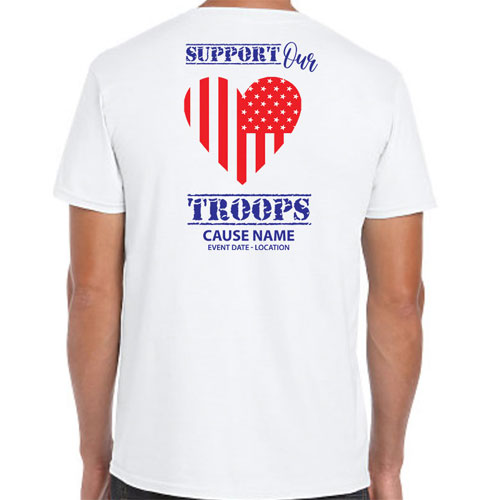 Support Our Troops Volunteer Shirts – Full Color
