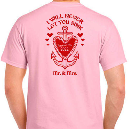 Mr & Mrs Valentines Tees