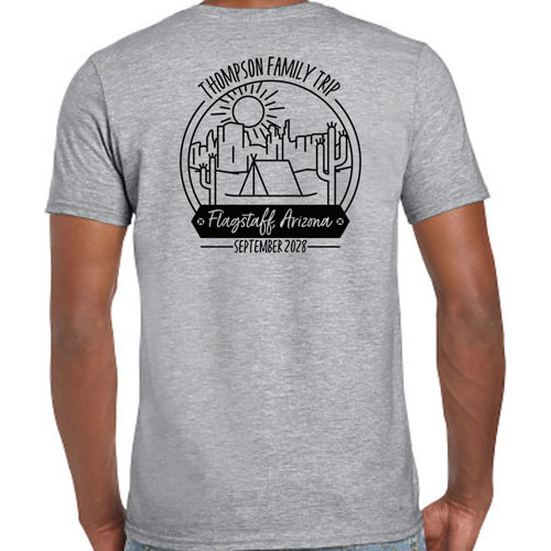 Personalized Desert Vacation Family Shirts