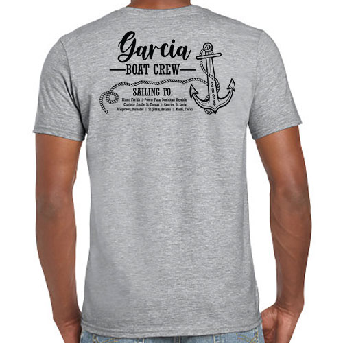 Boat Crew Group Vacation Shirts