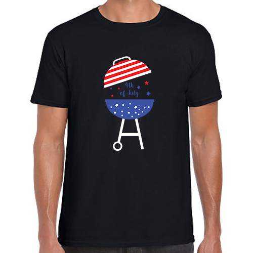 July 4th BBQ Tee – Full Color