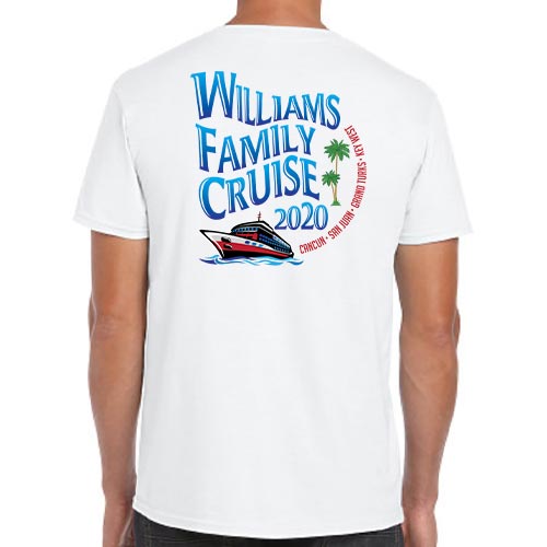 Personalized Family Cruise Shirts – Full Color
