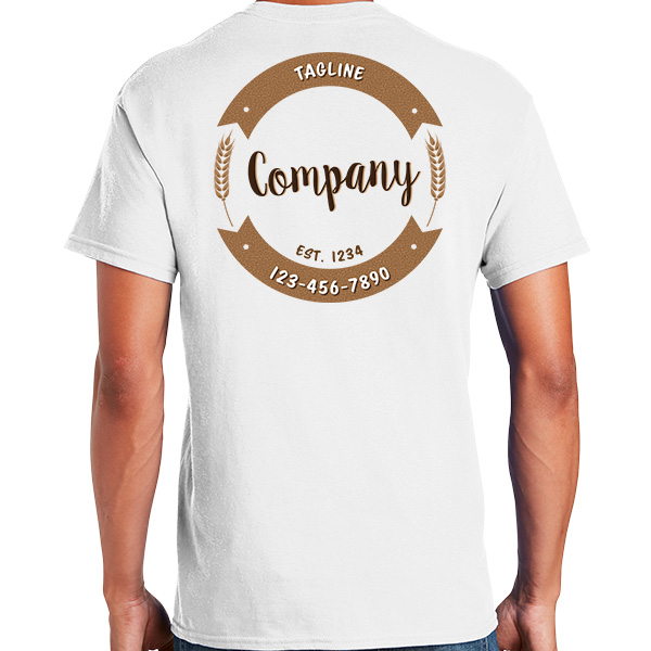 Bakery Company T-Shirts with Logo – Full Color