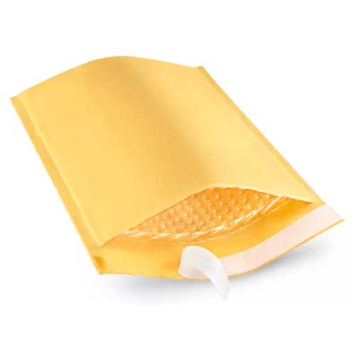 Self Seal Gold Bubble Mailer