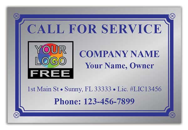Plumbing Call Label