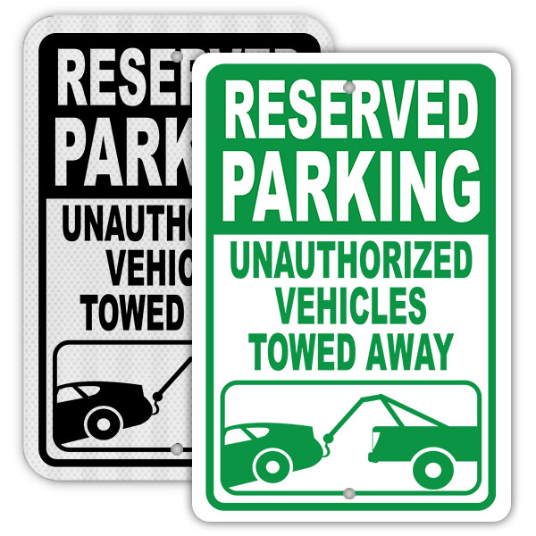 Reserved Parking Sign 054