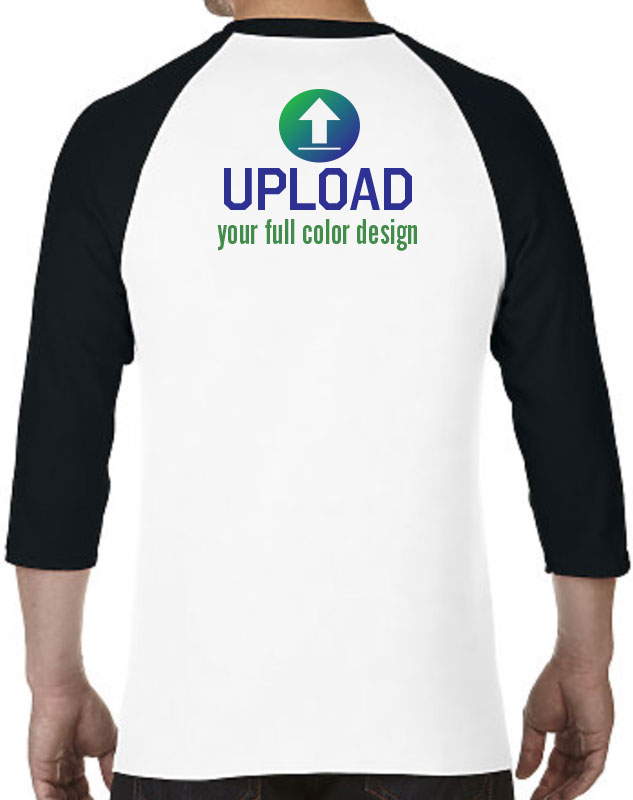 Personalized Raglan Shirts – Full Color - Product gallery image 3