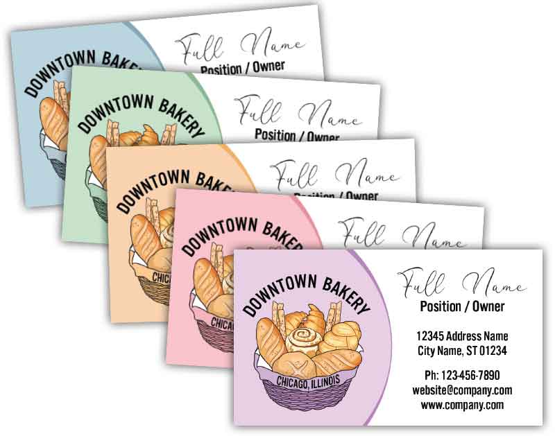 Bakery Bread Basket Business Cards