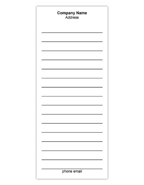 Medium Sized Notepads