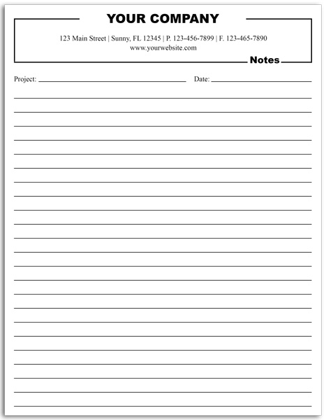 Large Personalized Notepads
