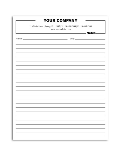 Small Personalized Notepad