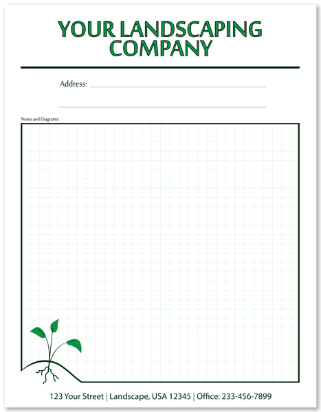 Lawn Care Notepad