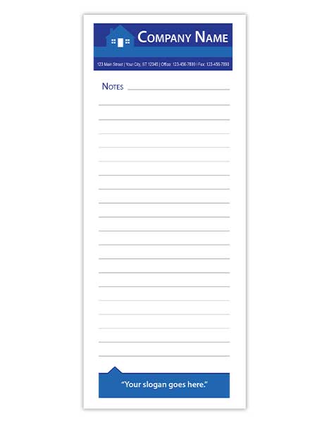 Custom Printed Realty Notepads – Medium