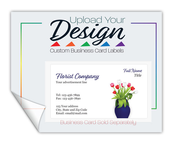 Business Card Label – Upload Your Design