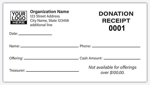 Donation Receipts