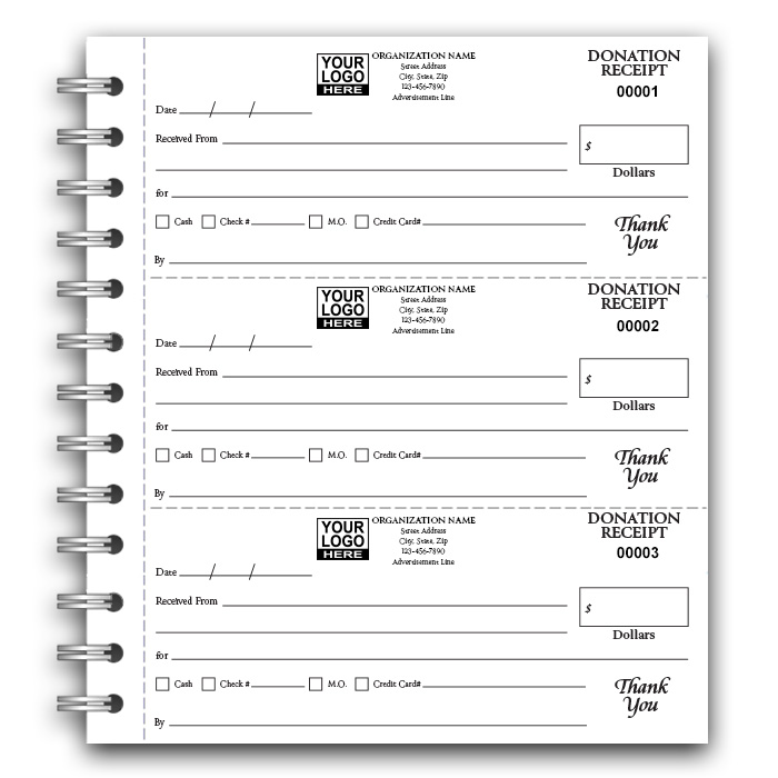 Donation Receipt Book