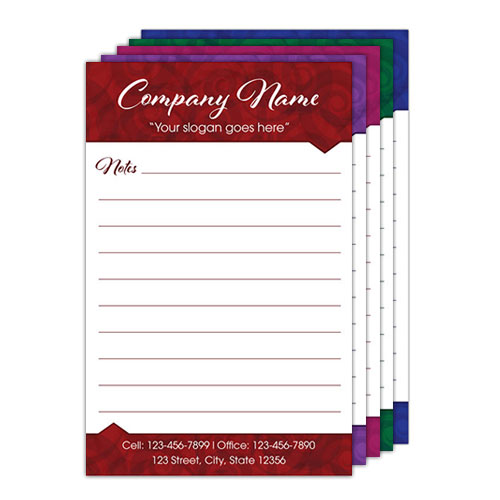 Custom Business Notepads – Half Page