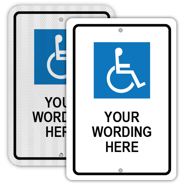 Handicap Parking Sign 014