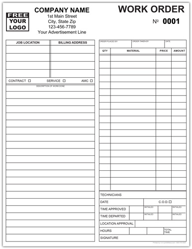 Job Work Order Invoice