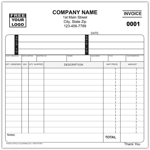 Merchandise Invoice Form