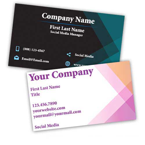Modern Design Business Card – 2 Color Options